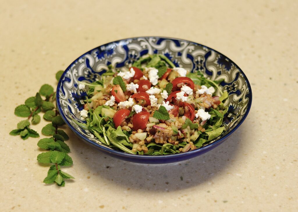 ensalada de farro